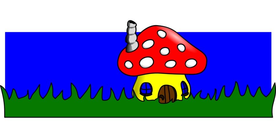 Mushroom House Drawing | Free download on ClipArtMag