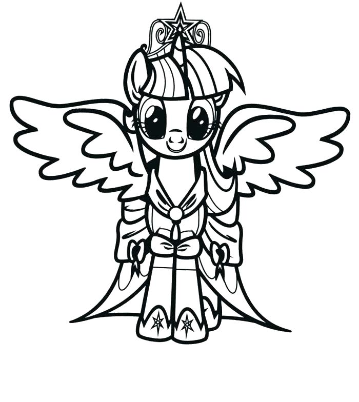 Coloring Pages My Little Pony Unicorn - shopping512