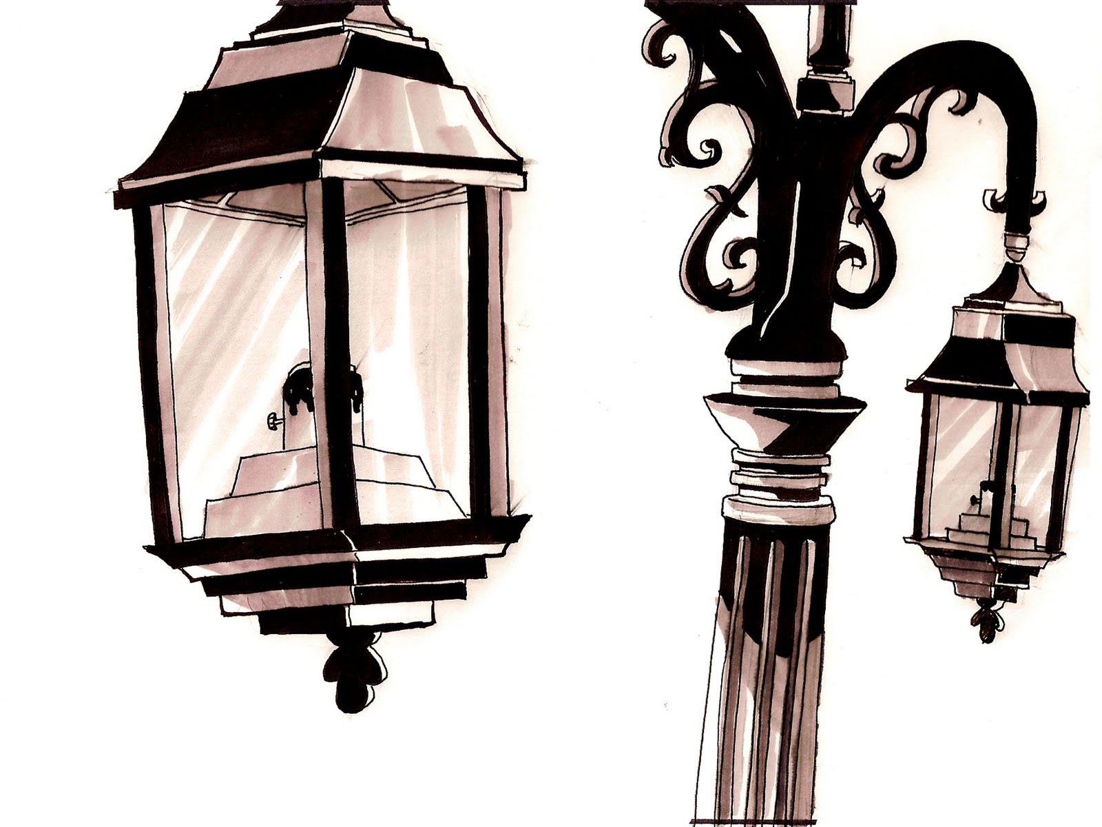 Narnia Lamp Post Drawing Free download on ClipArtMag