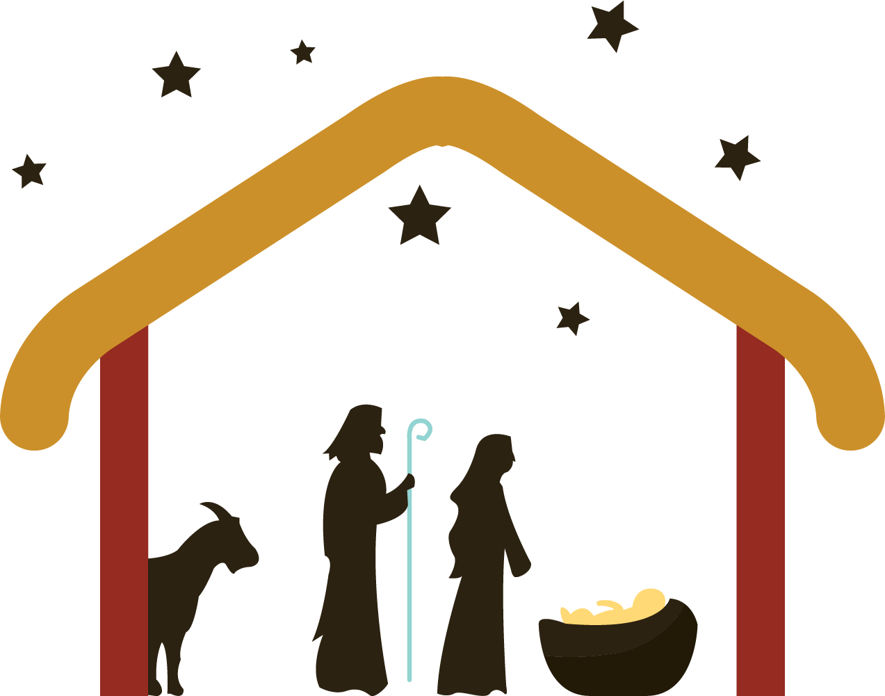 Jesus In Manger Clipart Christmas Clip Art Nativity Clipart Best