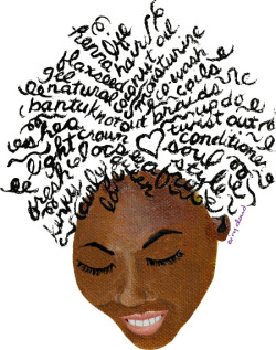 Natural Hair Art Drawing Free Download On Clipartmag