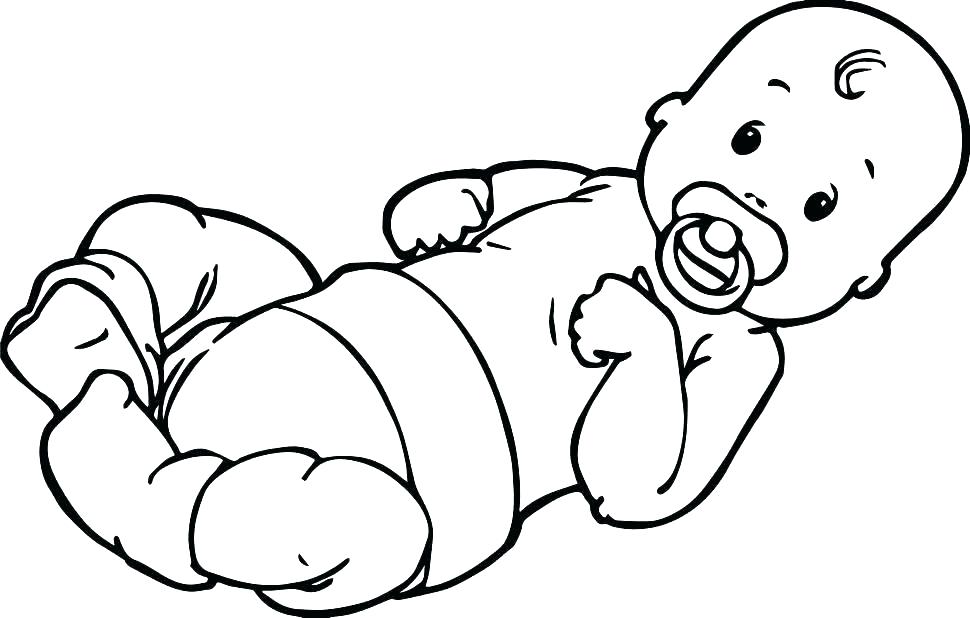 Newborn Baby Drawing | Free download on ClipArtMag