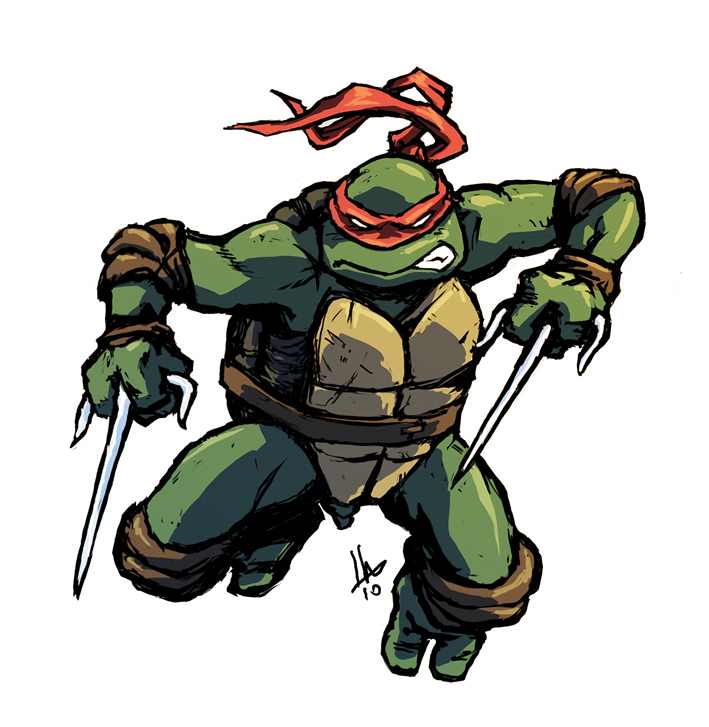 Ninja Turtle Raphael Drawing Free download on ClipArtMag