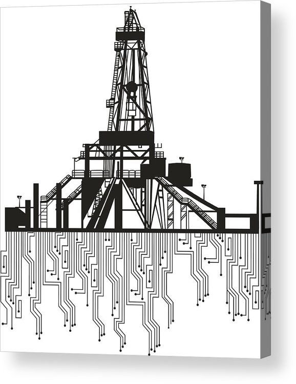 Oil Rig Drawing | Free download on ClipArtMag