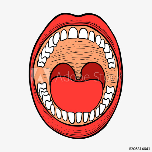 Open Mouth Drawing | Free download on ClipArtMag