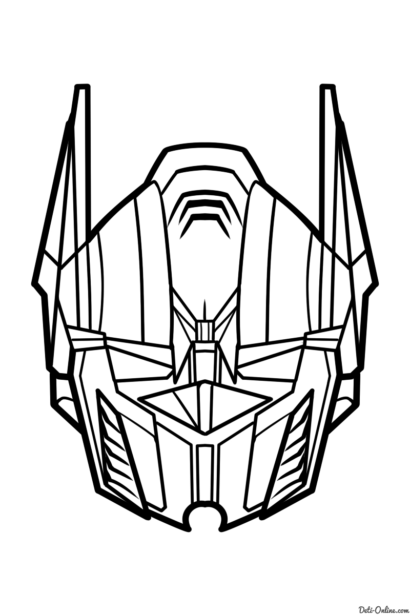 Optimus Prime Face Drawing | Free download on ClipArtMag