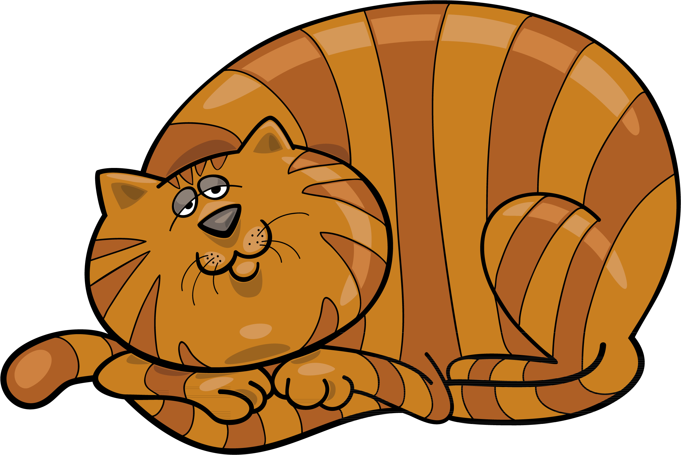 Orange Tabby Cat Drawing | Free download on ClipArtMag