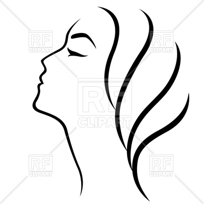 Outline Drawing Of A Woman | Free download on ClipArtMag