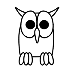 Owl Drawing Easy | Free download on ClipArtMag