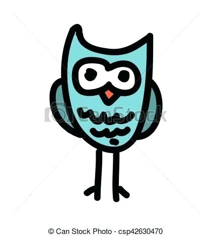 Owl On Tree Branch Drawing | Free download on ClipArtMag