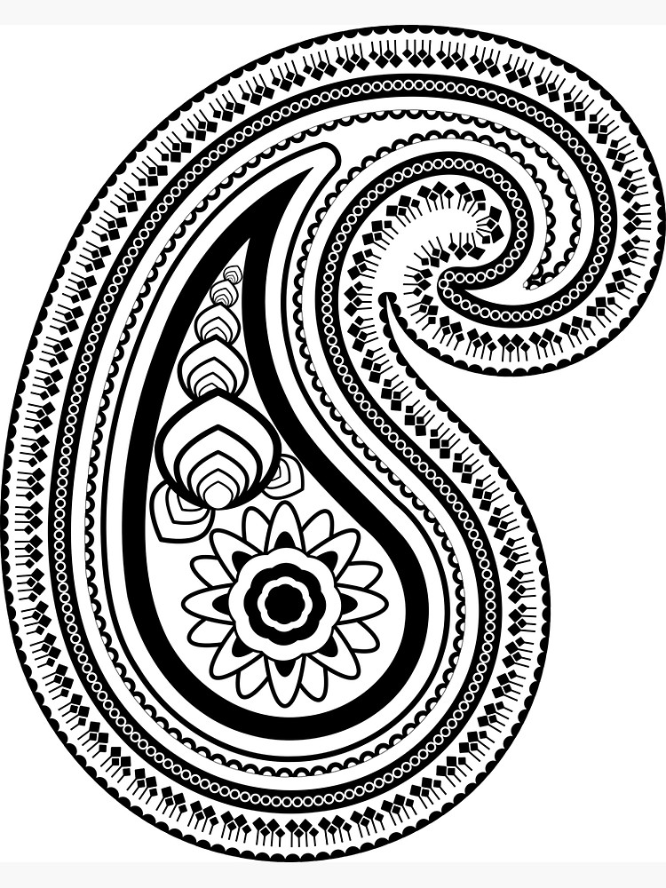 Paisley Design Drawing | Free download on ClipArtMag