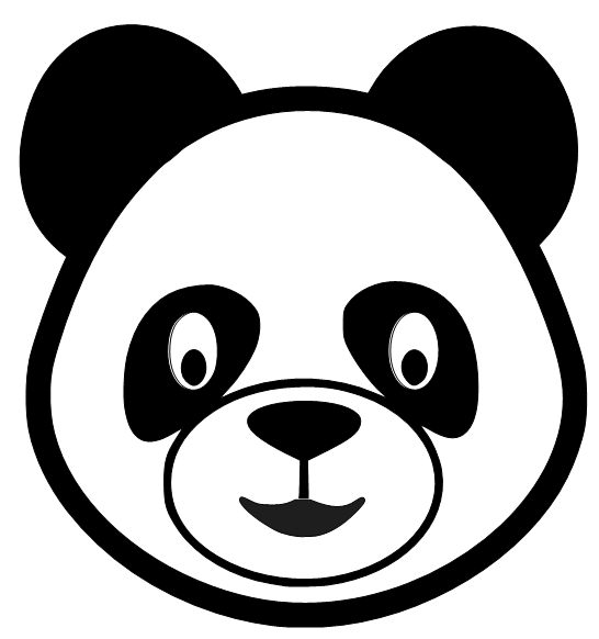 Panda Head Drawing | Free download on ClipArtMag