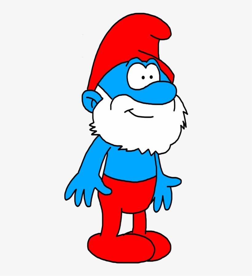 Papa Smurf Drawing Free download on ClipArtMag