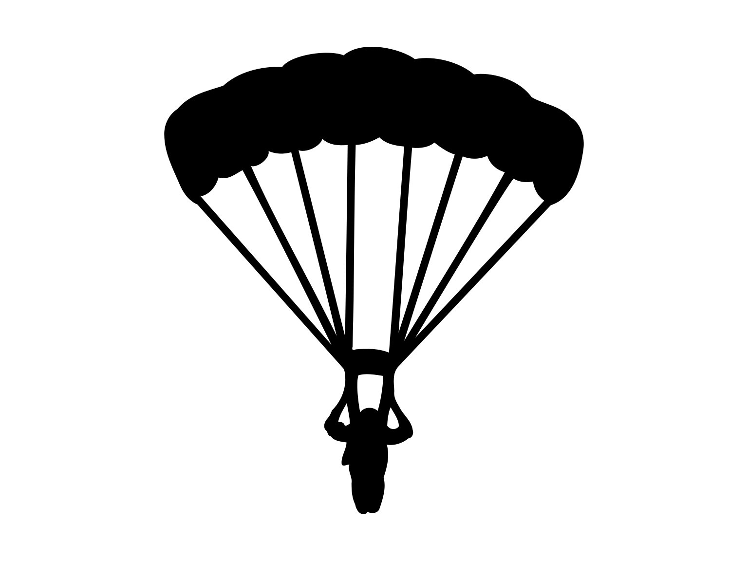 Parachute Drawing | Free download on ClipArtMag