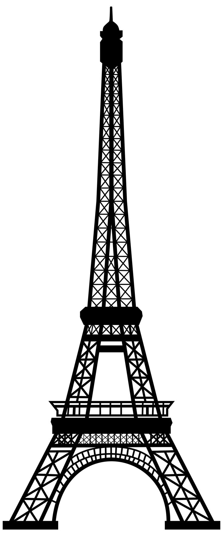 Paris Eiffel Tower Drawing Easy Free download on ClipArtMag