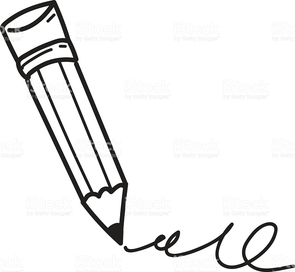 Pencil Line Drawing Free download on ClipArtMag