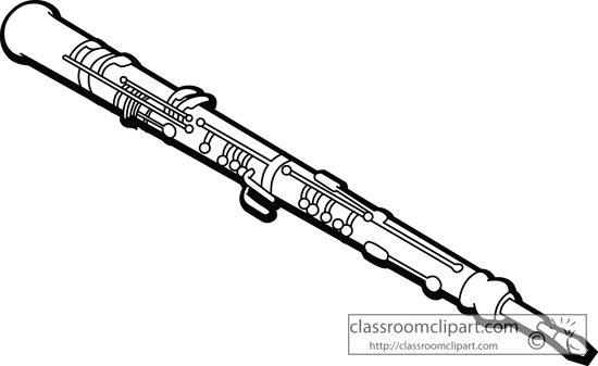 Piccolo Instrument Drawing | Free download on ClipArtMag