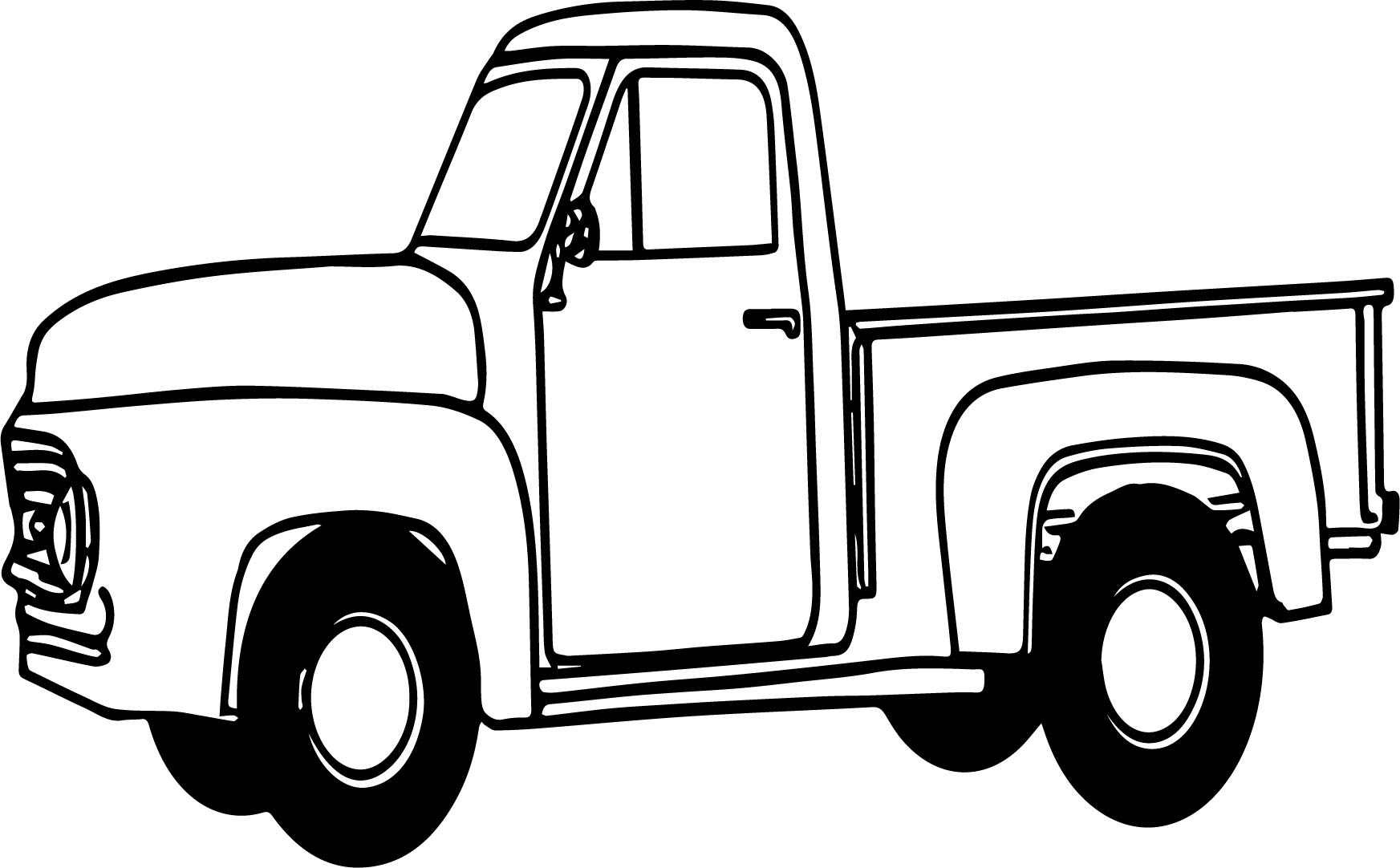 Pickup Truck Drawing