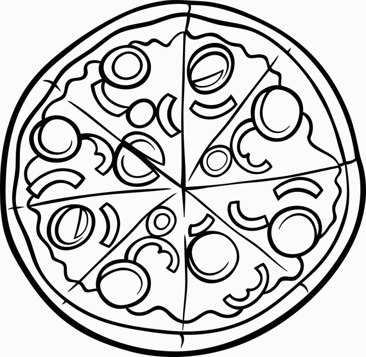 Pizza Drawing Images Free download on ClipArtMag