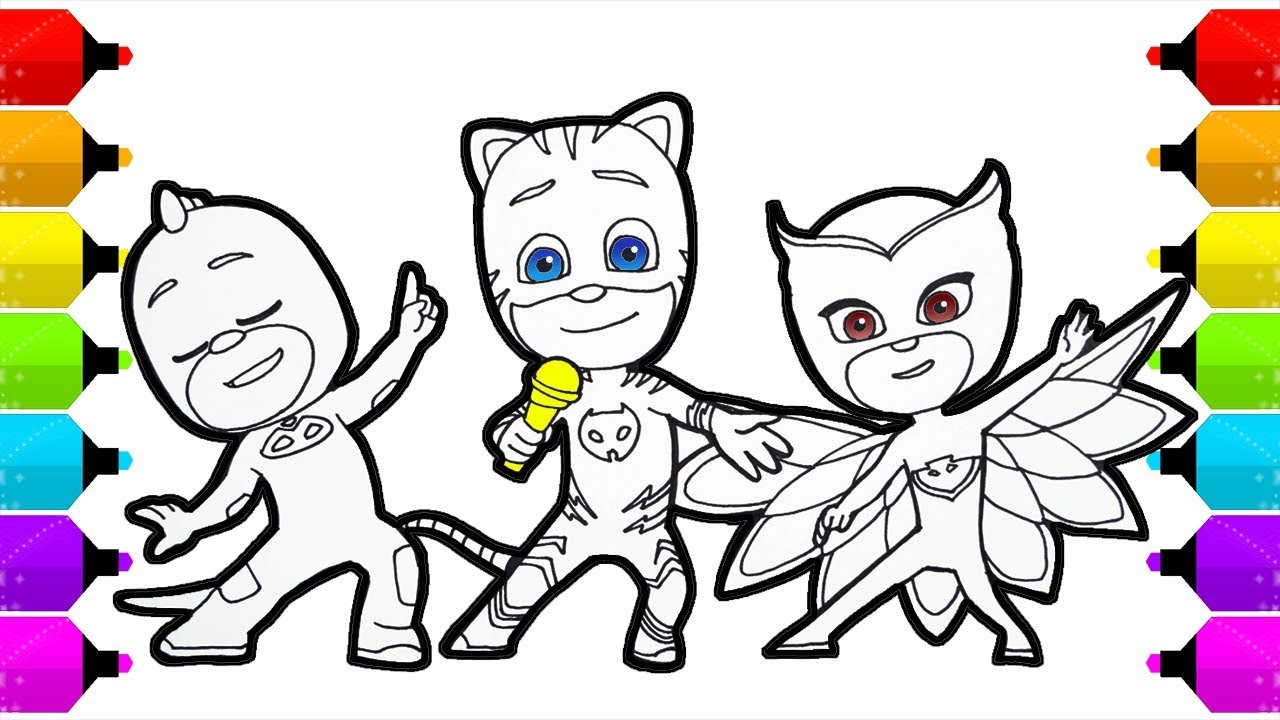 pj masks drawing  free download on clipartmag