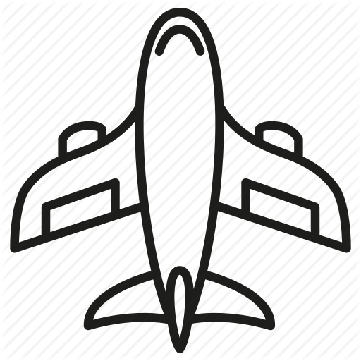 Plane Outline Drawing | Free download on ClipArtMag