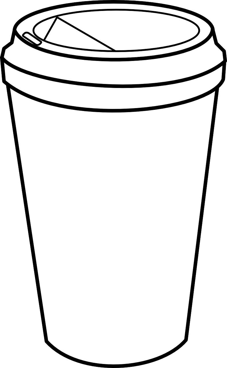 Plastic Cup Drawing Free download on ClipArtMag