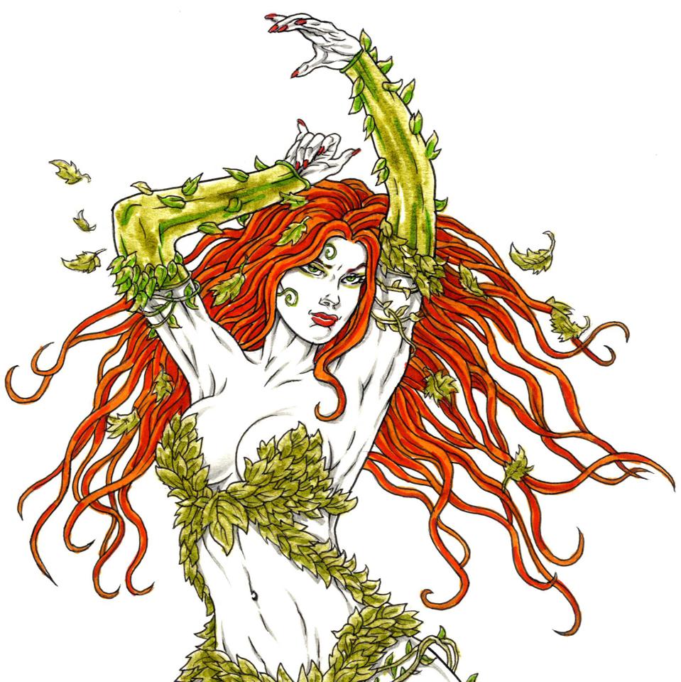 Poison Ivy Drawing | Free download on ClipArtMag