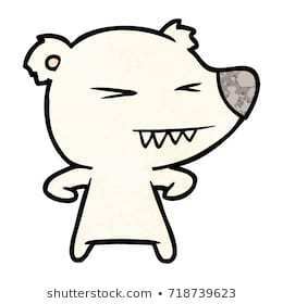 Polar Bear Head Drawing | Free download on ClipArtMag