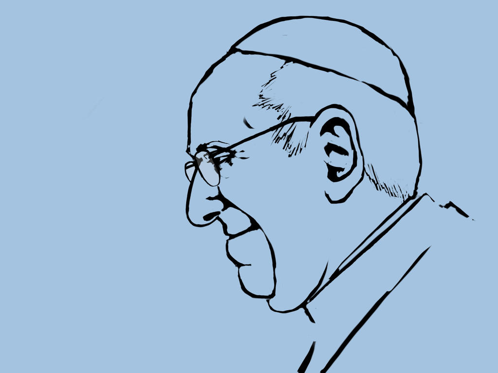 Pope Drawing Free download on ClipArtMag