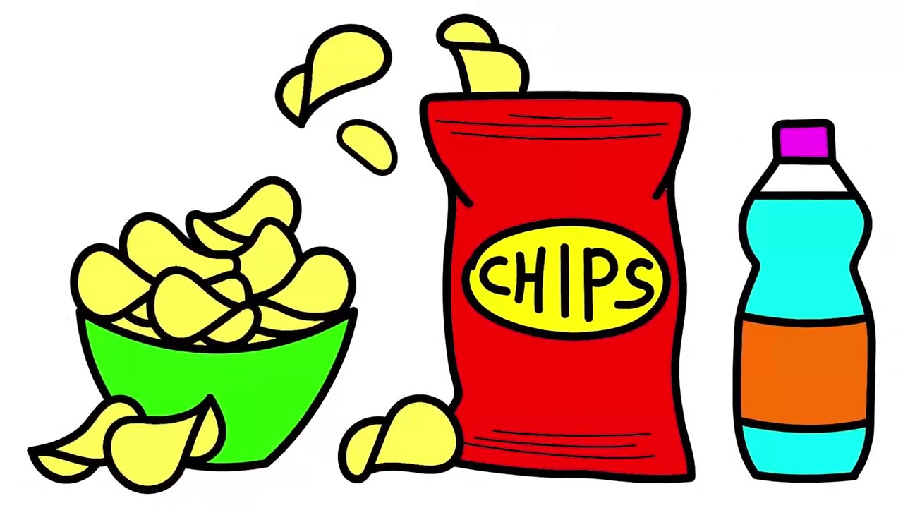 Potato Chip Drawing Free download on ClipArtMag