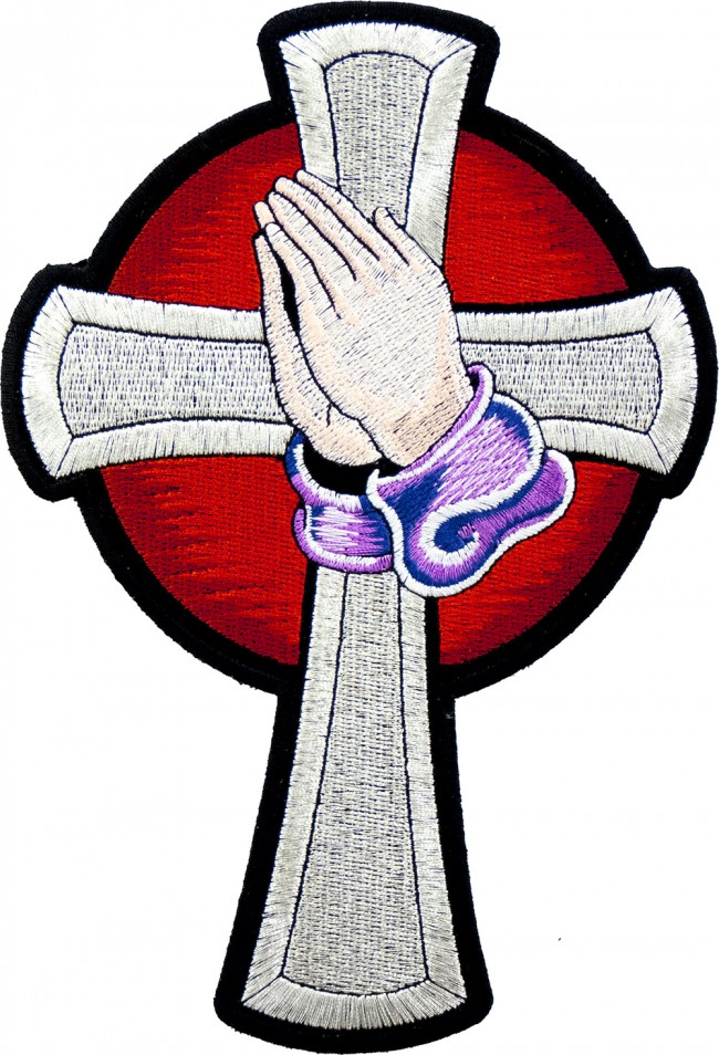 Praying Hands With Cross Drawings Free download on ClipArtMag