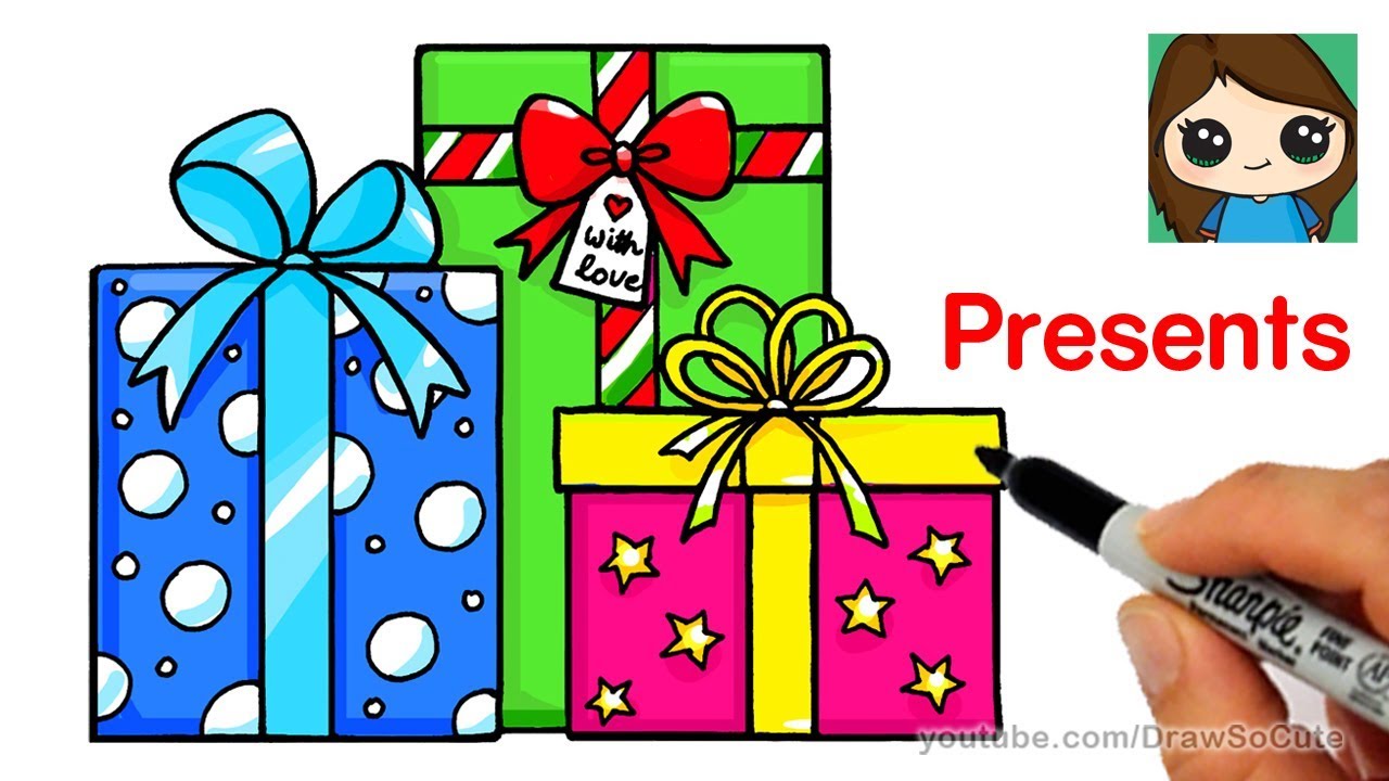 Present Drawing Free download on ClipArtMag