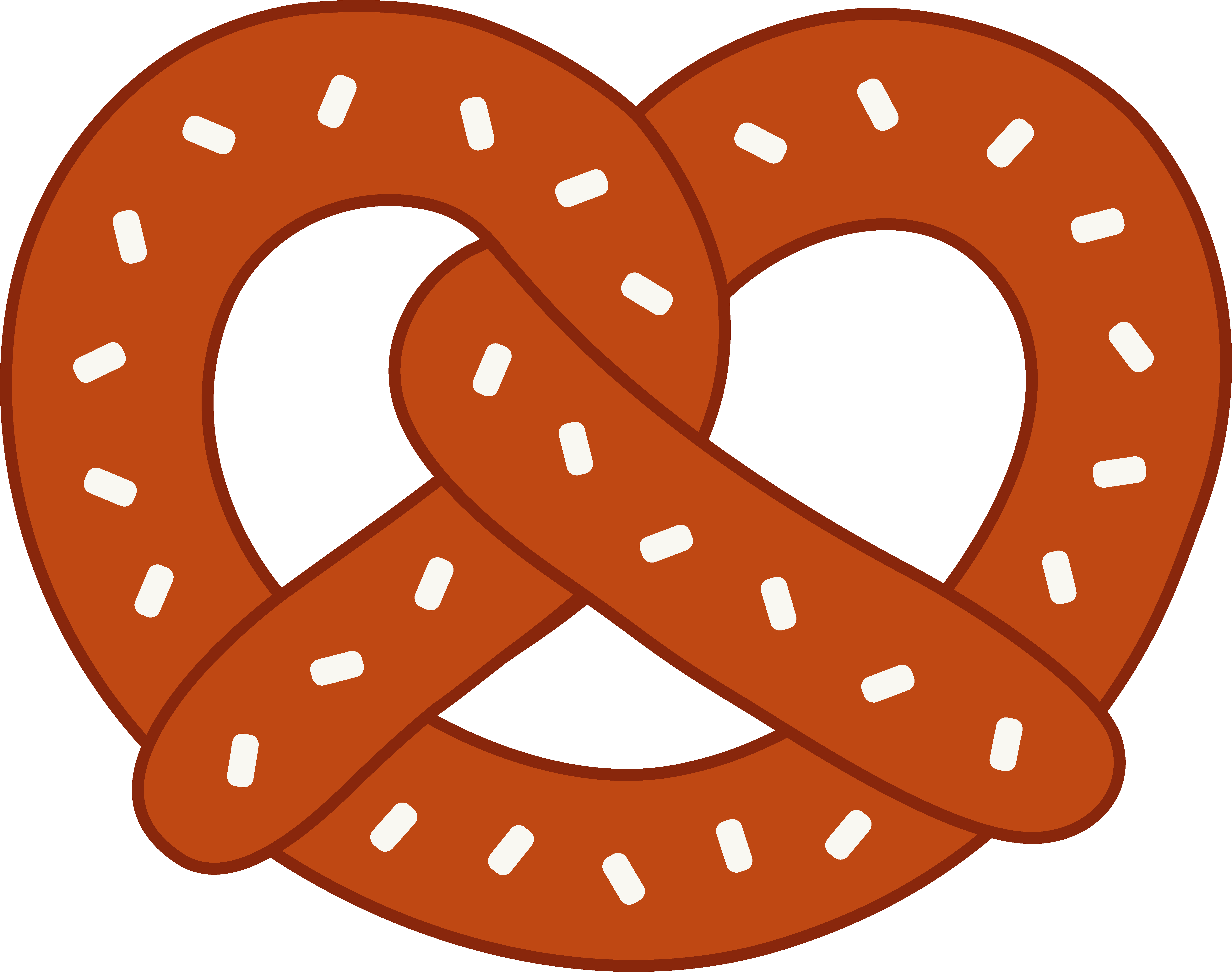 Pretzel Drawing Free download on ClipArtMag