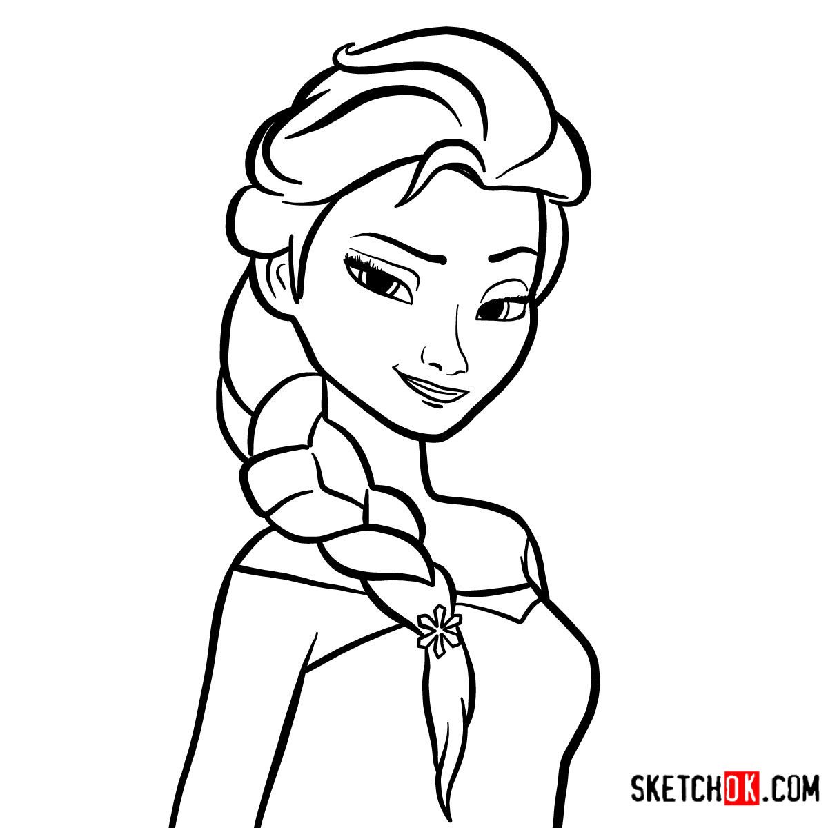 Princess Drawing For Kids - How to Draw Tinkerbell Easy Step by Step