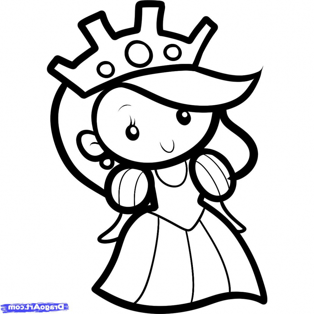 Princess Drawing Step By Step | Free download on ClipArtMag