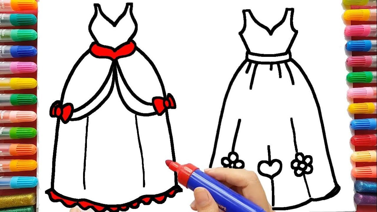 Princess Dress Drawing | Free download on ClipArtMag