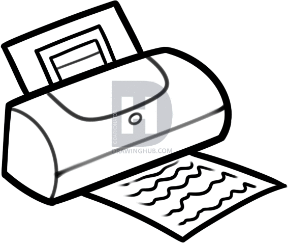  How To Draw A Simple Printer in the world Check it out now 