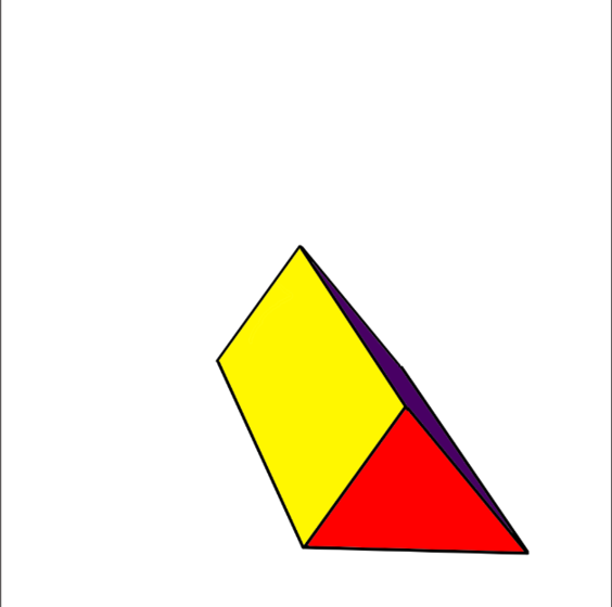 triangular prism drawing