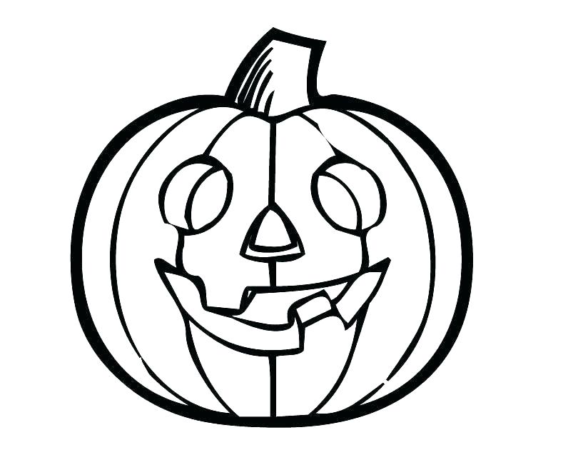 Pumpkin Outline Drawing | Free download on ClipArtMag