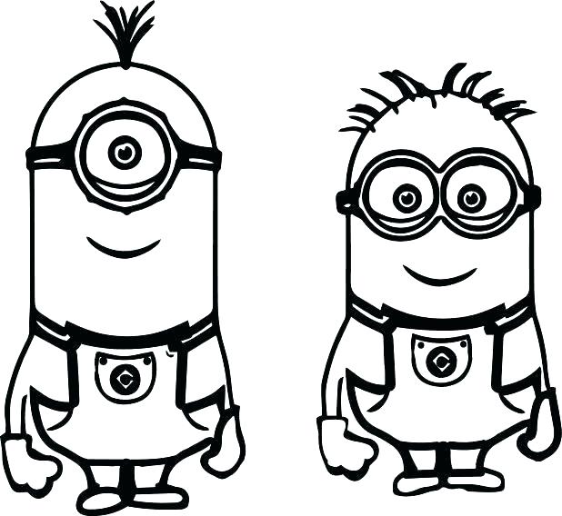 Sint Tico Foto Dibujos Para Colorear De Los Minions Morados Actualizar