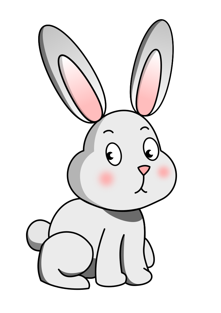 Rabbit Easy Cartoon Drawing Images With Colour - gotasdelorenzo