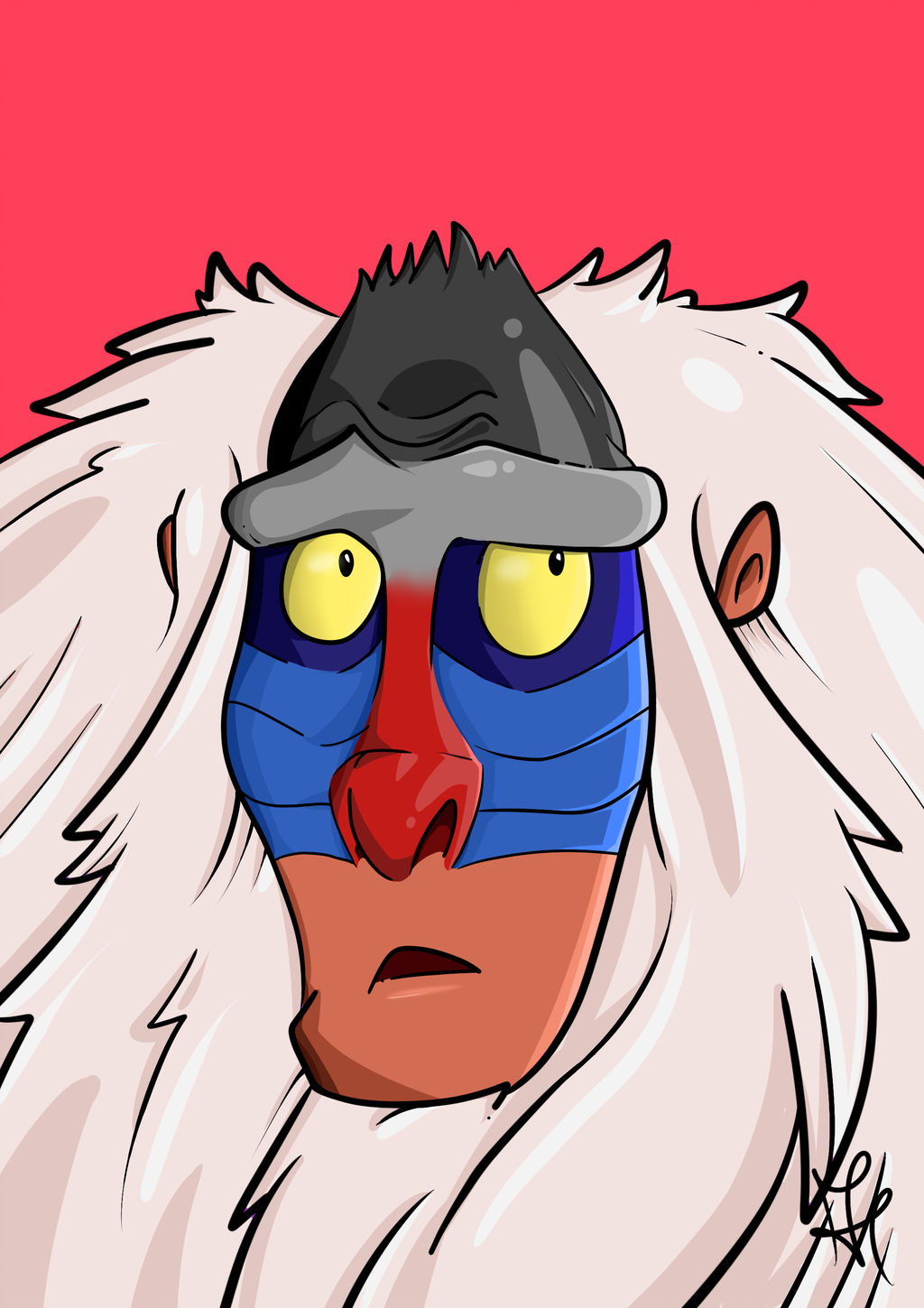 Rafiki Drawing Free download on ClipArtMag