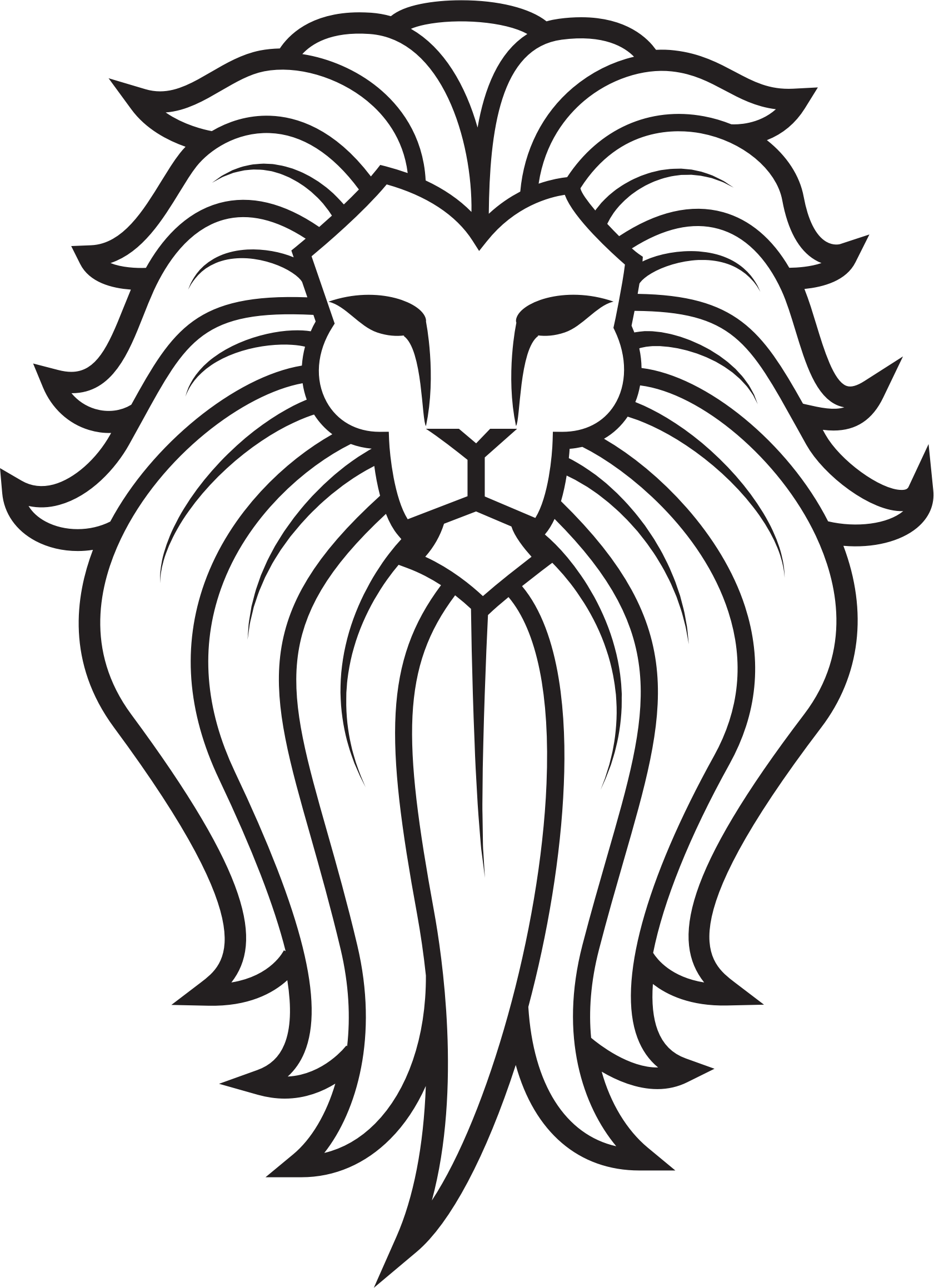 Rasta Lion Drawing | Free download on ClipArtMag