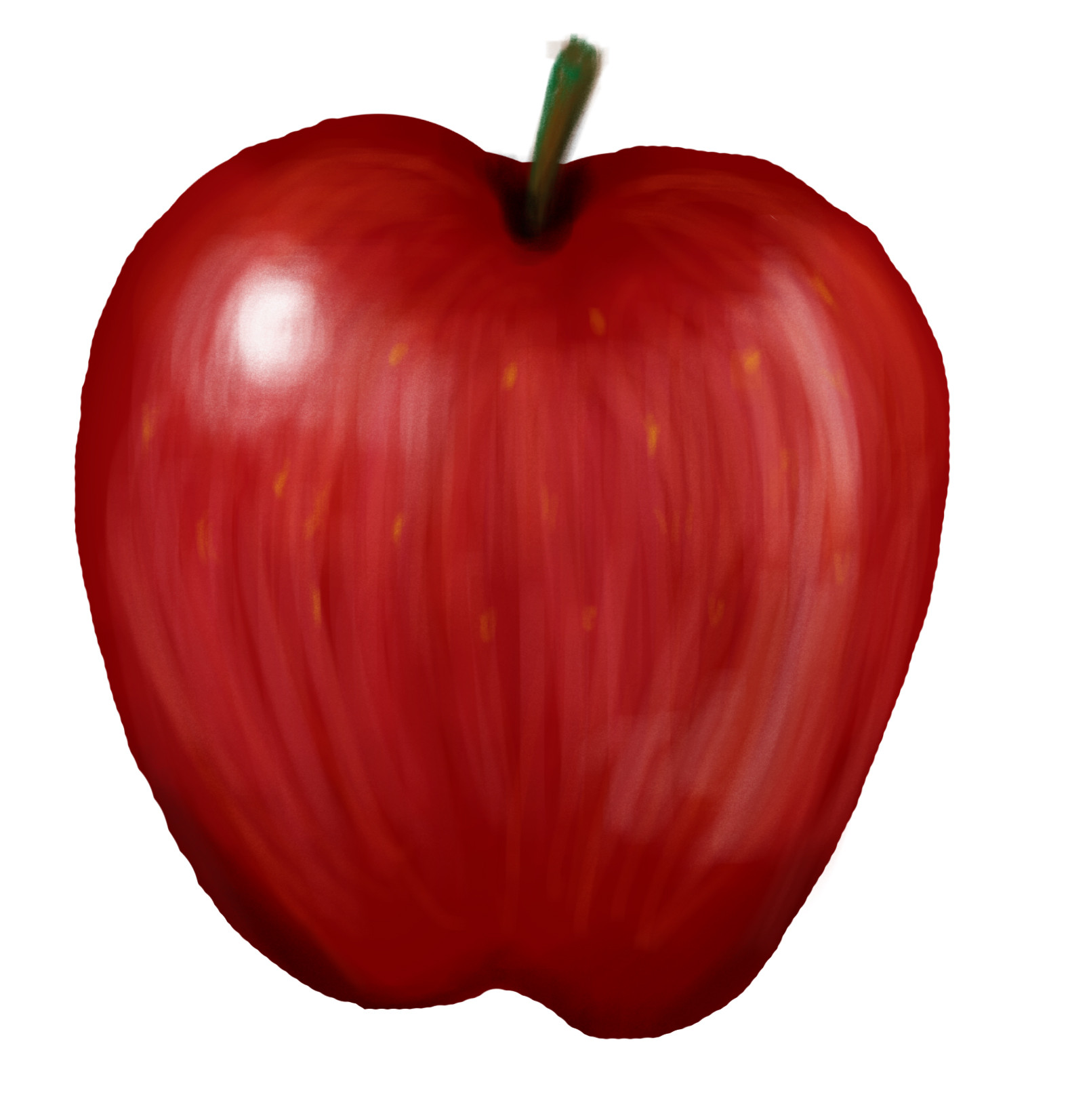 Realistic Apple Drawing