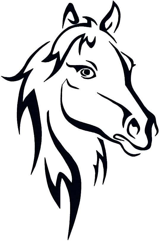 Realistic Horse Head Drawing | Free download on ClipArtMag