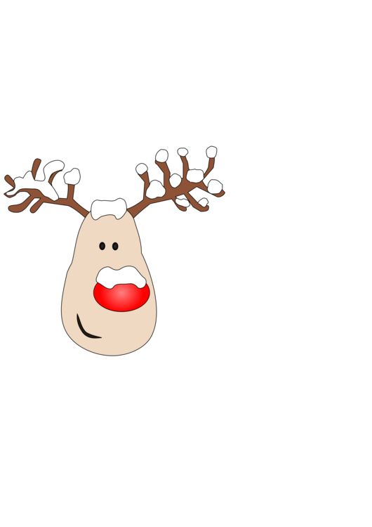 Reindeer Drawing | Free download on ClipArtMag