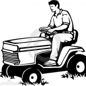 Riding Lawn Mower Drawing | Free download on ClipArtMag
