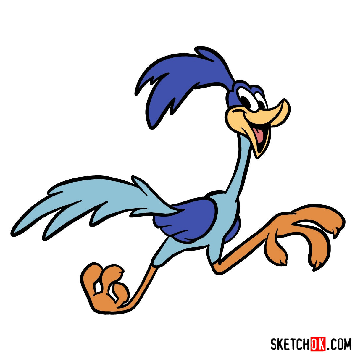 Roadrunner Bird Drawing | Free download on ClipArtMag