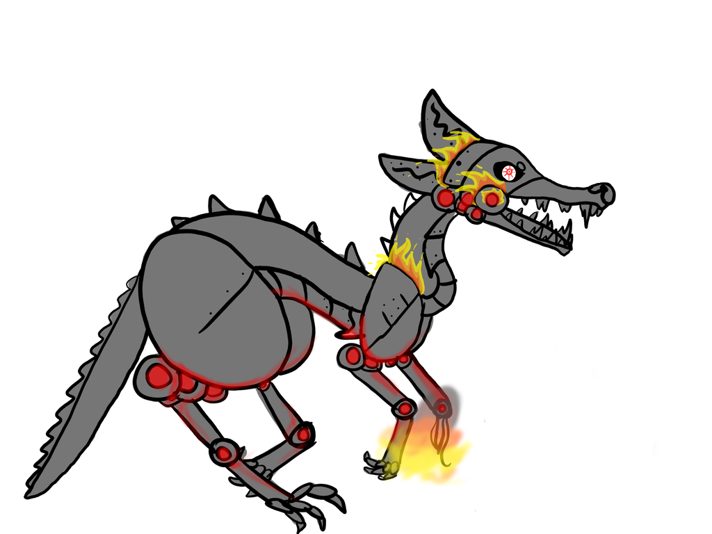 Robot Wolf Drawing | Free download on ClipArtMag