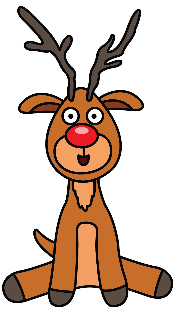 Rudolph Cartoon Drawing Free download on ClipArtMag